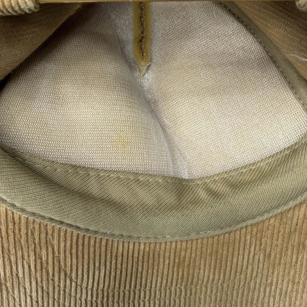 Vintage A.F. Moran 90's Pheasant Peacock Hunting Khaki Corduroy Snapback Rop Hat